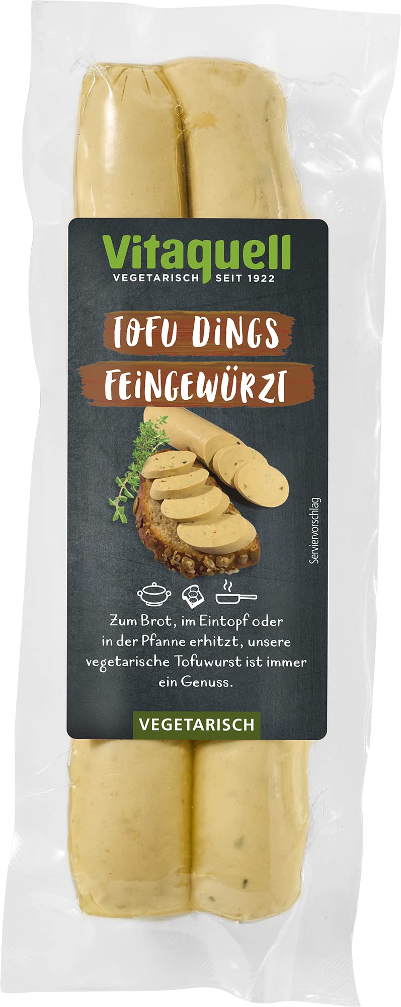 Vitaquell Tofu-Dings especiados finos, 2 x 100 g vegetarianas de tofu