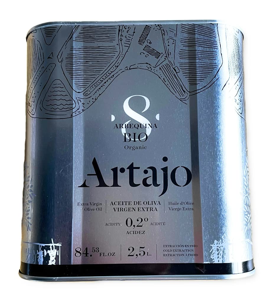 Artajo aceite de oliva virgen extra bio organic variedad arbequina lata 2,5 L.