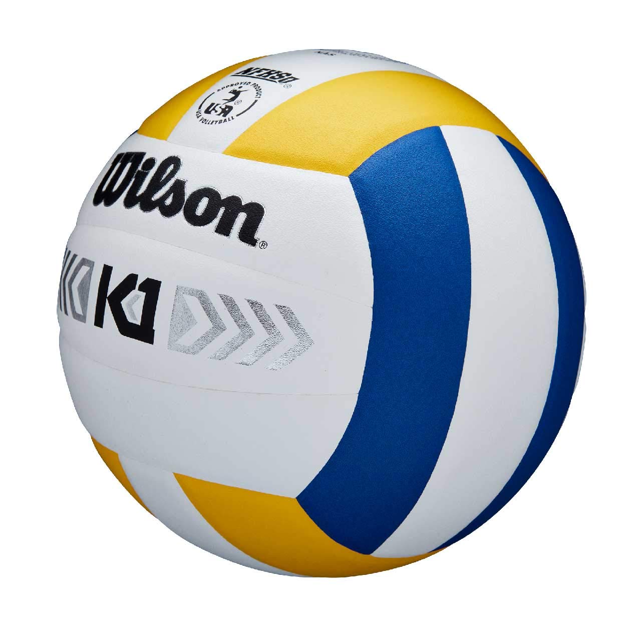 Wilson Balón de Voleibol Plateado K1