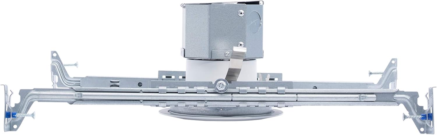 🔥 Pop-in 4in LED Round New Construction Recessed Kit 3000K in White (Pack of 6) Big Sale Pop-in 4in LED Round New Construction Recessed Kit 3000K in White (Pack of 6)