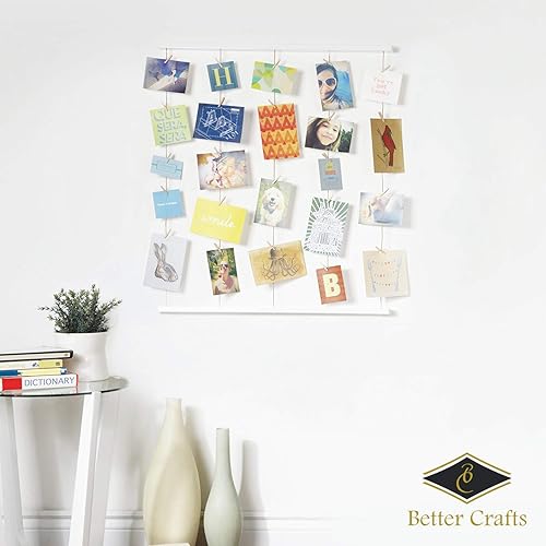 Miniatura 5 de Mini pinzas de madera natural para manualidades o decoración de interiores. Lindos alfileres de ropa a granel (500, 1 pulgada)