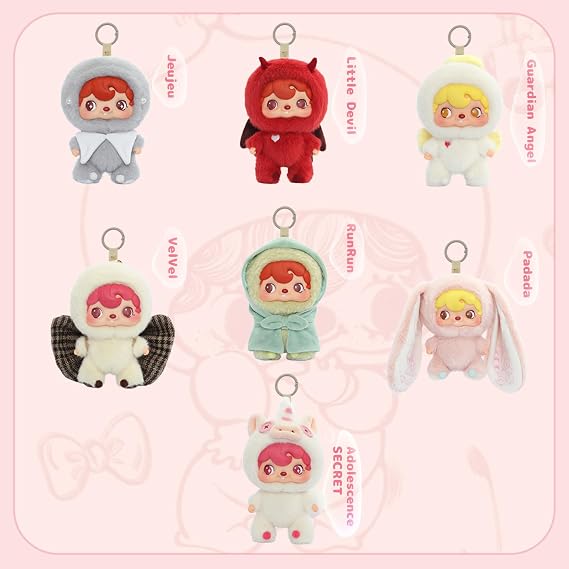 52TOYS POUKAPOUKA Mood Bubbles Vinyl Plush Toy Blind Box with Soft and Adorable Design, Perfect for Cuddling, Display, and Unique Posing, Ideal Gift for Birthday Party