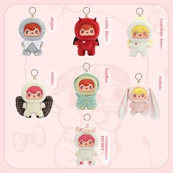 52TOYS POUKAPOUKA Mood Bubbles Vinyl Plush Toy Blind Box with Soft and Adorable Design, Perfect for Cuddling, Display, and Unique Posing, Ideal Gift for Birthday Party