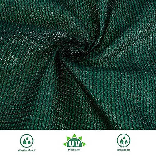 OTWLMEI Sichtschutzzaun, 15 m x 122 cm, temporärer Zaun für Hunde, Begrünung, Pool, Garten, Strand, Sichtschutzzaun für… – Bild 6