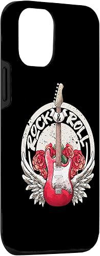 Miniatura 3 de Funda para iPhone 1212 Pro Lets Rock Rock & Roll Vintage Guitarras Eléctricas Rock Concierto