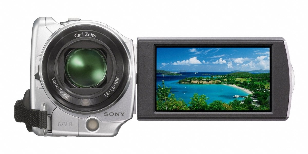 Sony DCRSR58EX Handycam Camcorder With Built-In 80GB HDD - Silver