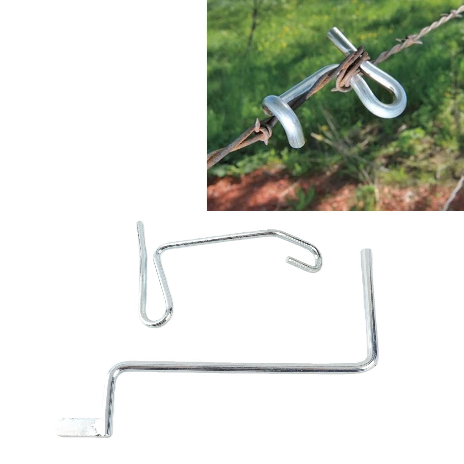 20 Pz Tendifilo Per Recinzioni, Tenditore Per Filo Metallico In Acciaio Resistente, Utensile Per Riparazione Recinzione, Strumento Per Tendere Filo Giardino