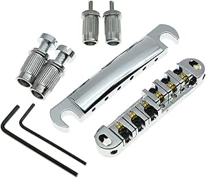 Ponte Per Chitarra KAISH Tune-O-Matic - Cromato, Con Selle A Rullo, Per Les Paul, SG, Dot