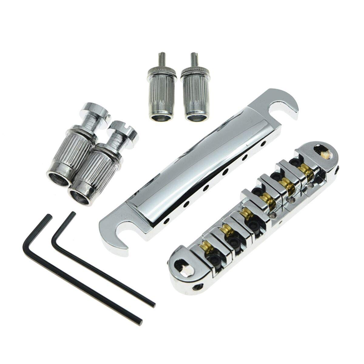 LP Guitar Tune-o-matic Roller Saddle Bridge & Tailpiece Set LP Guitar Tune-o-matic Roller Saddle Bridge & Tailpiece Set