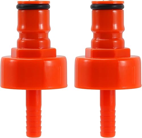 Miniatura 8 de Tapa de carbonatación de cerveza de plástico para cerveza casera, adaptador de carbonatación de barril de 4 piezas para botella de soda de PET,