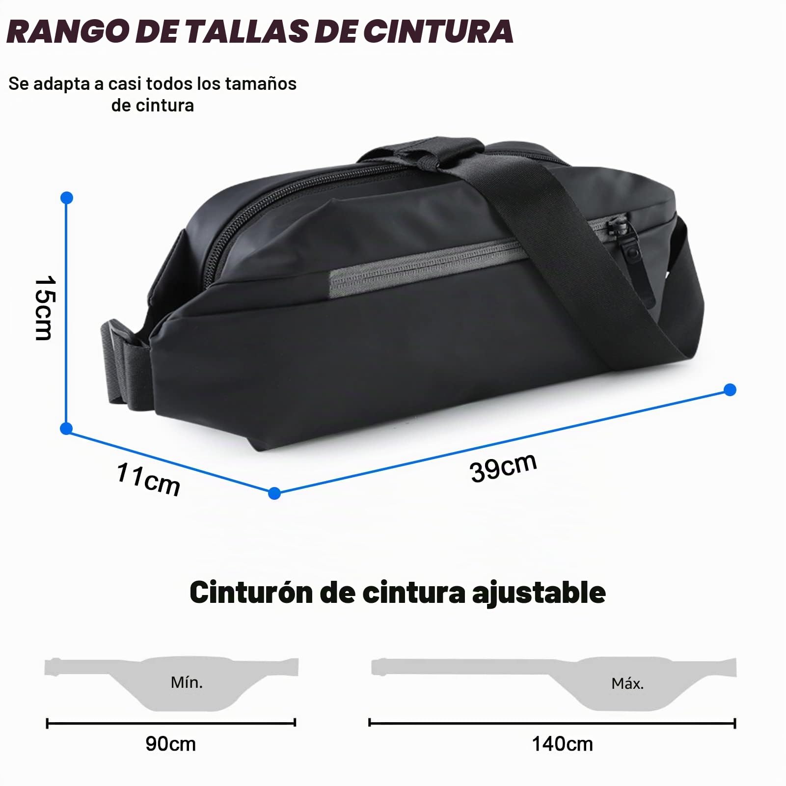 FORETOY Riñonera Mujer Hombre,Riñonera Impermeable Bolso de Cintura Deportiva con 4 Bolsillos, con Botella para Running Marcha Bici Viajes Correr Senderismo al Aire Libre Deporte