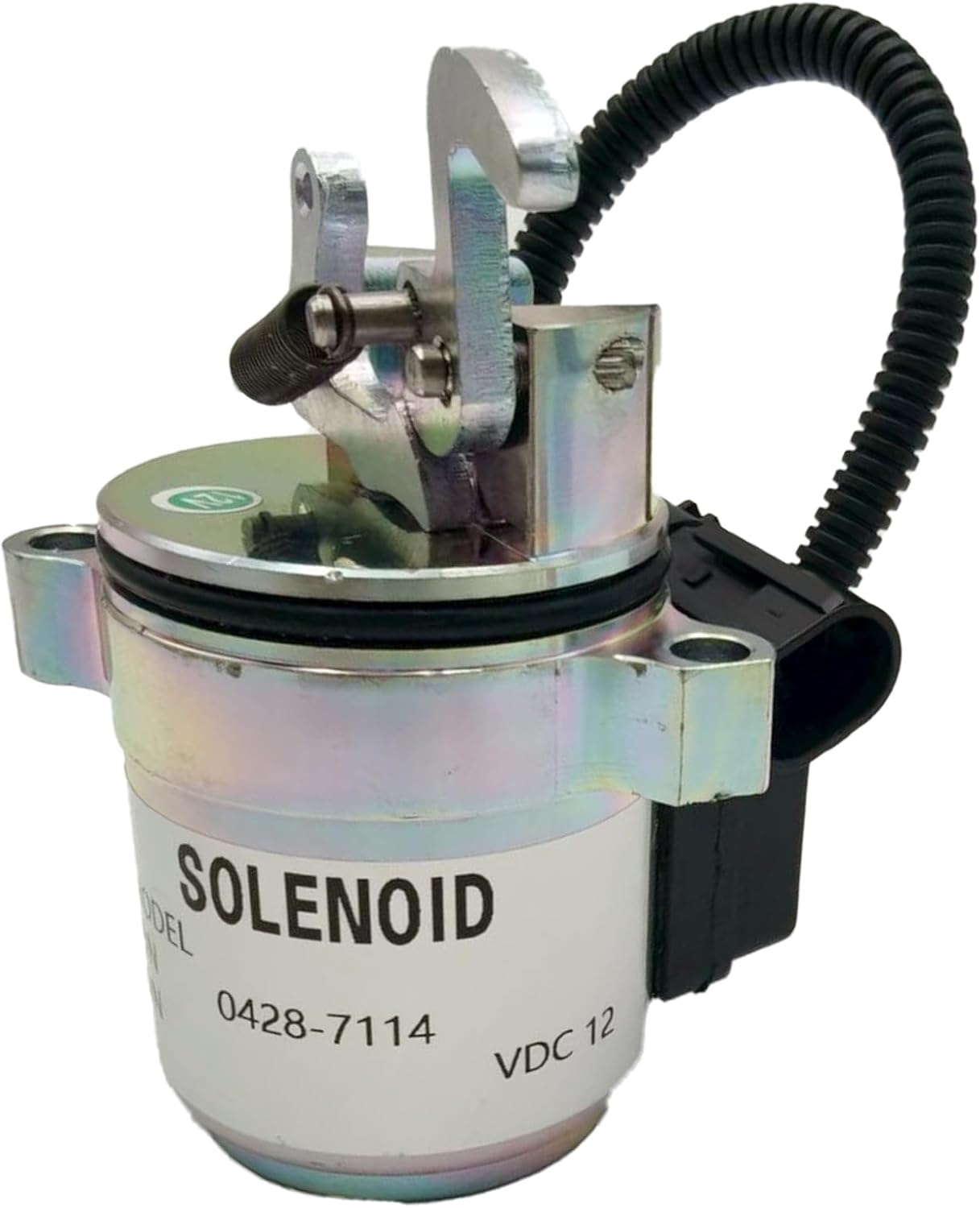 12V Fuel Shutoff Solenoid 0428-7114 0428-7116 04287114 04287116 DJCXYSM Compatible with Deutz F3L1011 F4L1011 BF4M2011 BF4M2012 Engine