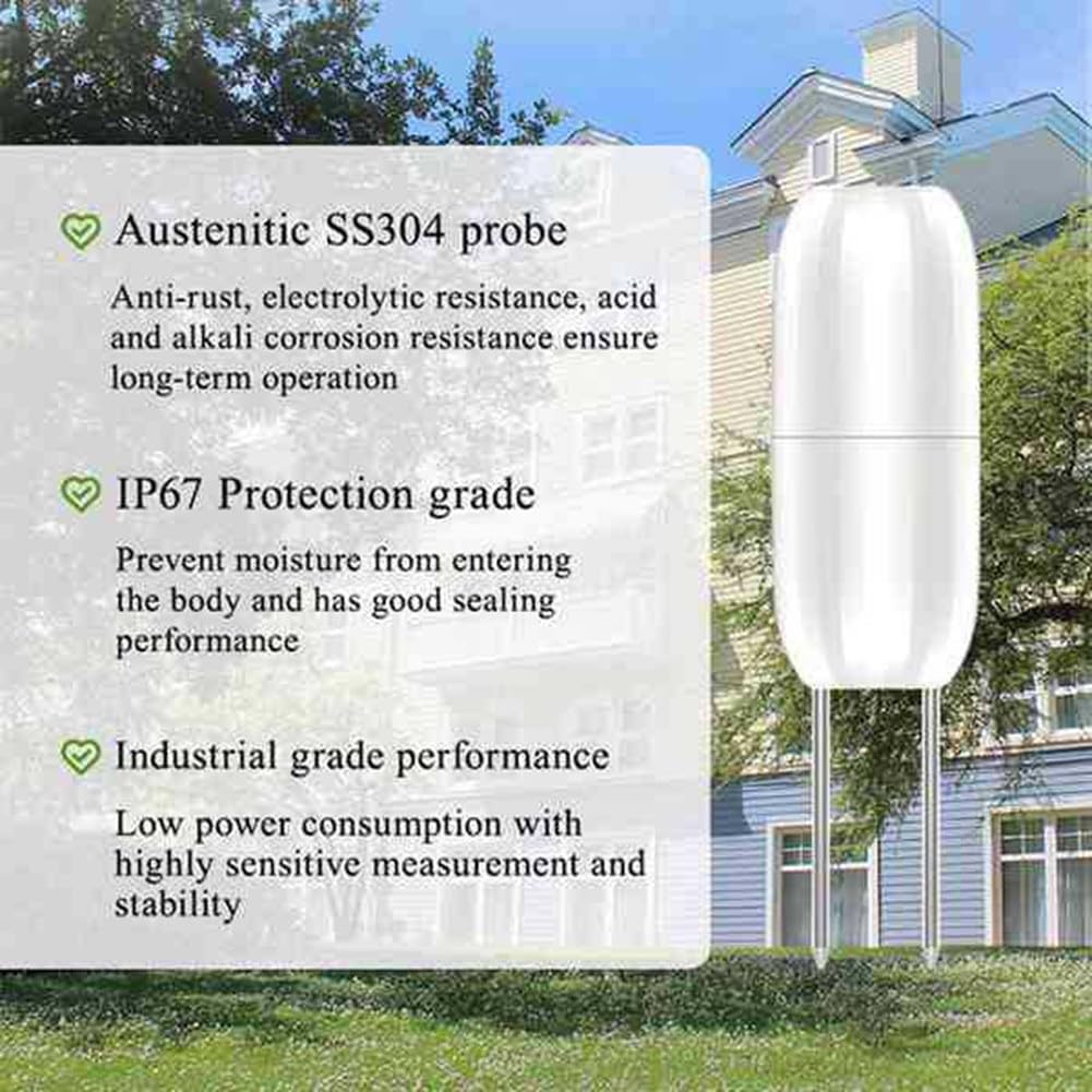 for smart for zigbee Bodentemperatur-Feuchtigkeitssensor für Tuya Genaue Bodenbeutelerkennung Sensor für Pflanzenüberwachung