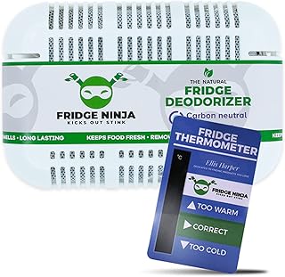 Refrigerator Deodorizer Odor Eliminator – Better than Baking Soda - XL Pack of Refrigerator and Fridge Smell Eliminator – Freezer Deodorizer Odor Eliminator for Refrigerators, Coolers, and Lunch Boxes