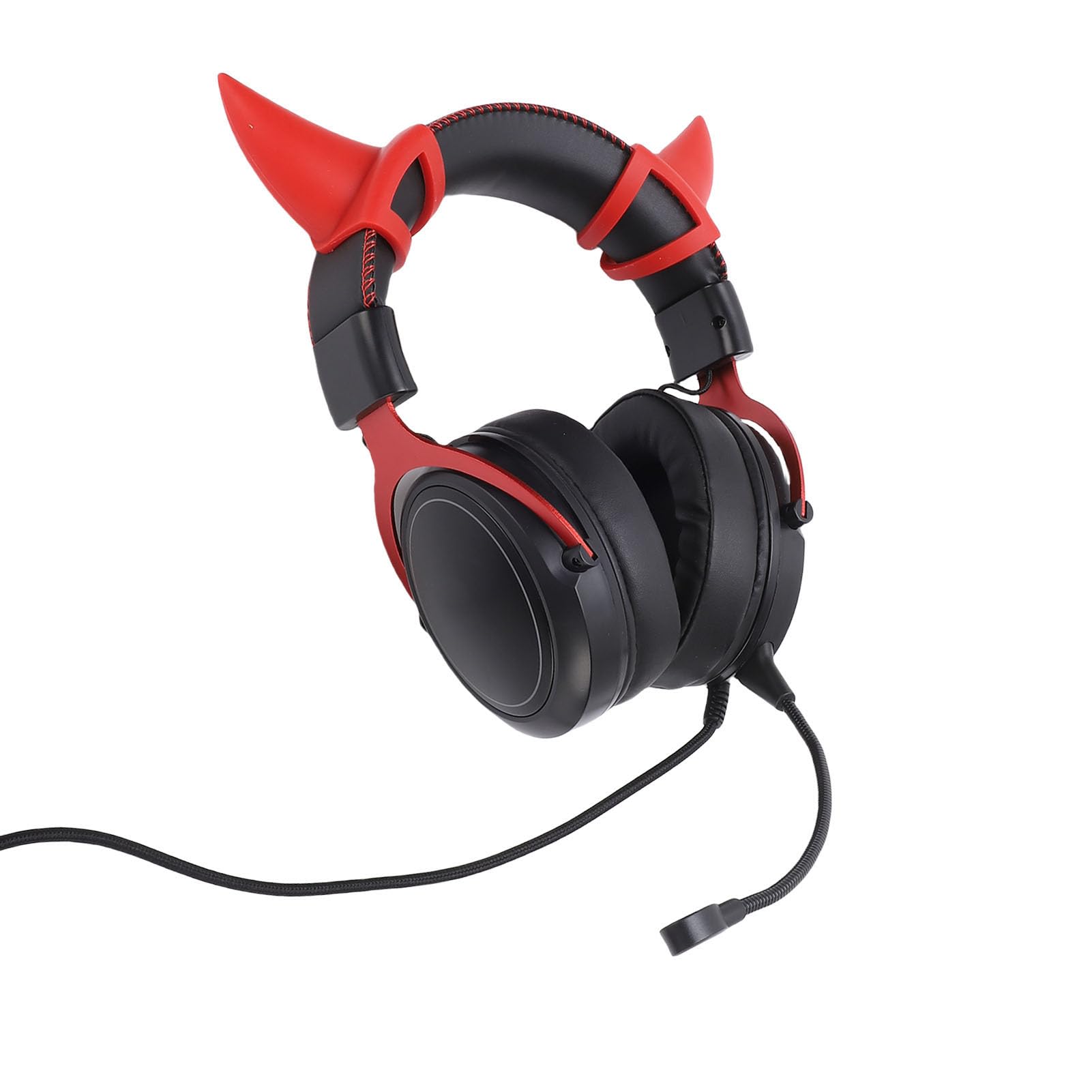 Yosoo Health Gear Cuffie da Gioco Cuffie da Gioco PC RGB Cablate con Microfono Driver da 50 Mm Schiuma di Memoria in Alluminio ABS Spina da 3,5 Mm Cavo da 2,2 M per Chiamate Musicali da (#)