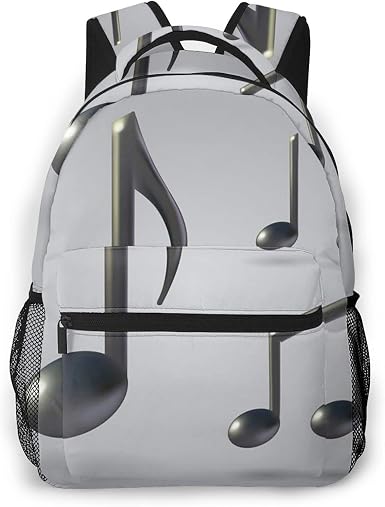 USGYY Zaino per Bambini Ragazzi Ragazze Nota musicale di canzone  realistica, Camping Outdoor Casual Zaino Scuola Zaino Università Zaini  Viaggio Adatto per Laptop : Amazon.it