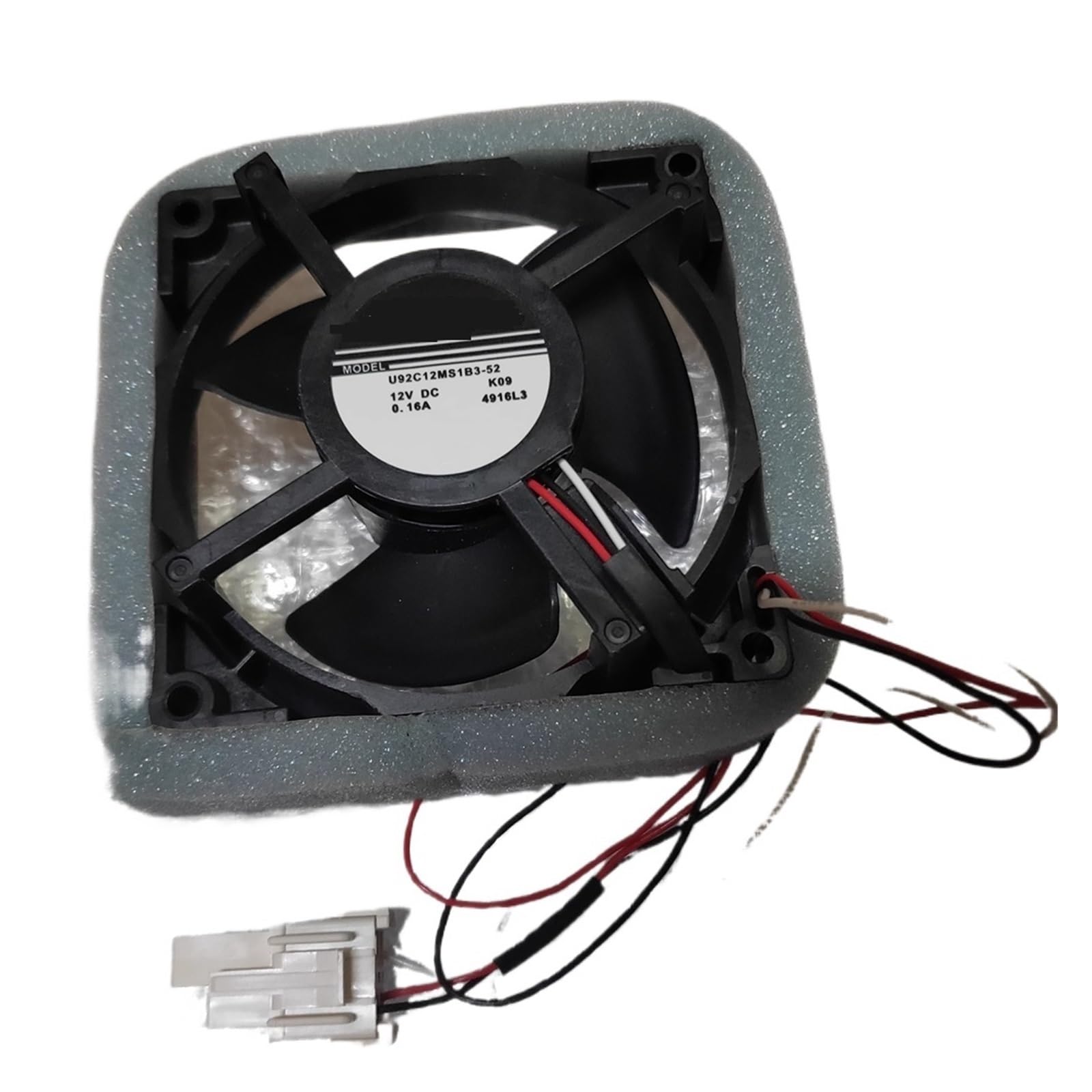 Ventilateur de réfrigérateur Nidec U92C12MS1B3-52 12V 9cm pour remplacer un moteur de frigo usé