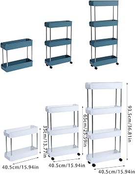 Multipurpose Serving Cart with 3 Levels Kitchen Storage Rack Simple and Practical Storage Organization Shelf Multipurpose Trolley