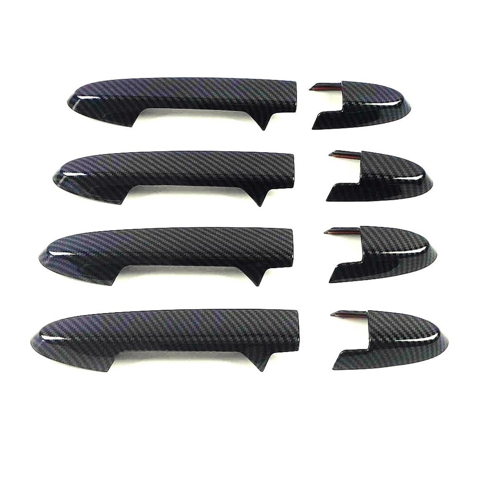 YSDSLS Sleek Door Handle Chrome Door Handle Cover Decoration Trim Protection Sticker for Jazz GK5 GP5 2014 2015 2016 2017 2018