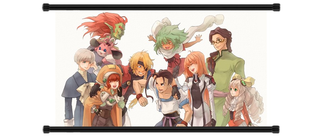 Studio C Xenogears Game Fabric Wall Scroll Poster (32" x 17") Inches