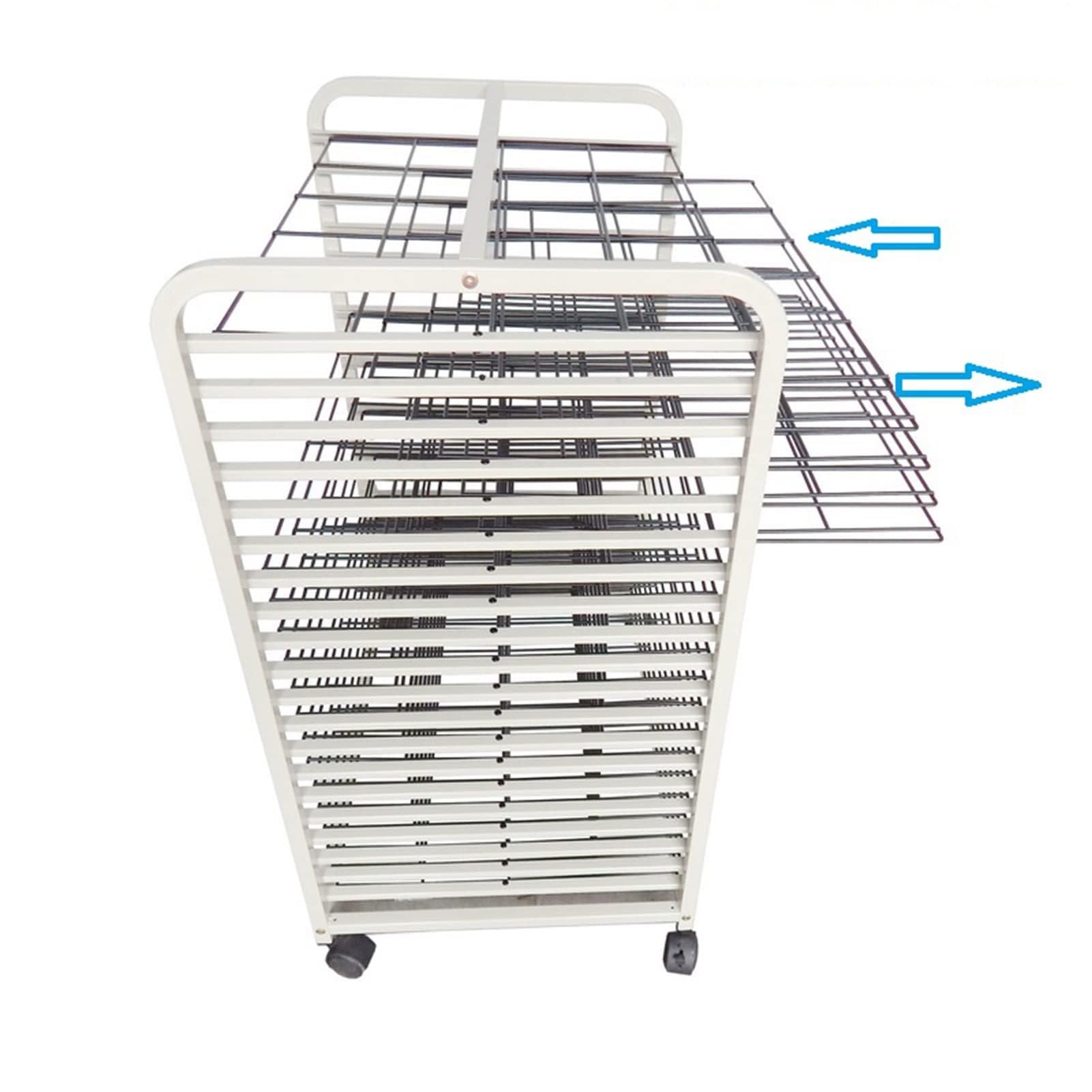 Mobilny Stojak Do Suszenia Farb - Stalowy Stojak Do Suszenia Obrazów Olejnych, Do Sal Lekcyjnych, Składany Stojak Do Suszenia Obrazów Olejnych Na Powietrzu, Solidny Metalowy Stojak Na Dzieła Sztuki,