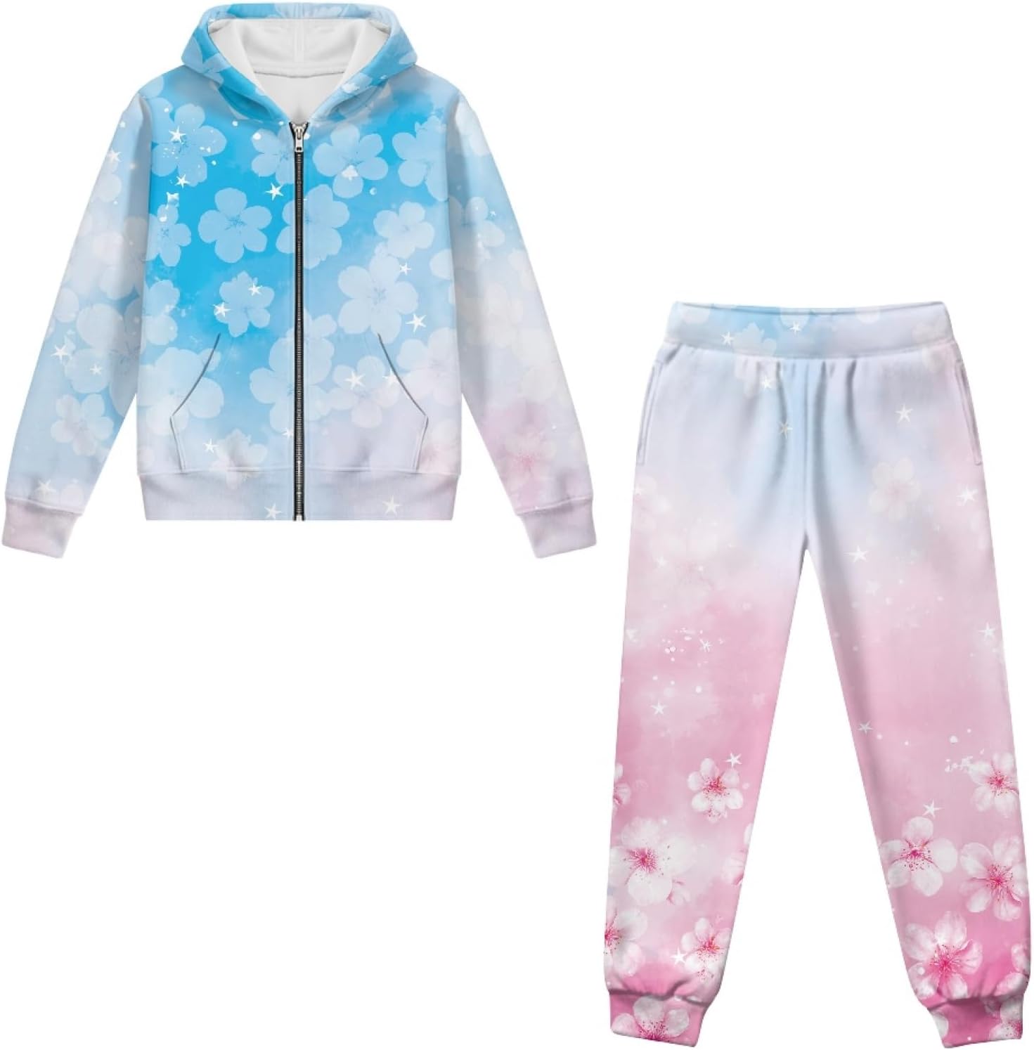 HUIACONG Girls Sweatsuits for Kids Boys Sweat Set for Children Tracksuits