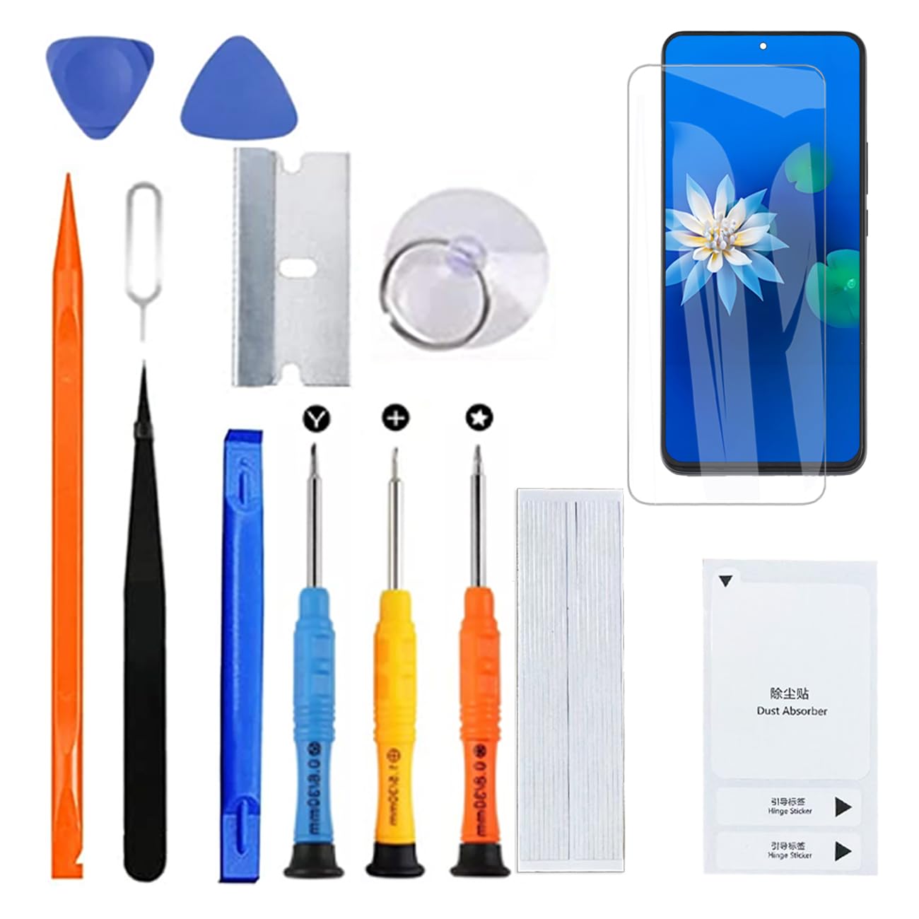 H&LYCYJ Pantalla LCD de repuesto para Xiaomi 12t Pro TFT 22081212UG 22081212G (negro con marco, sin huellas dactilares)