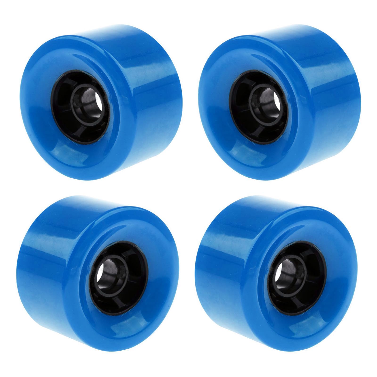 Roue De Rue pour Planches À roulettes Roues Remplacement Rouleau Planche roulettes en Polyuréthane avec Roulements Roues Croiseur Longboards Rouleaux Souples