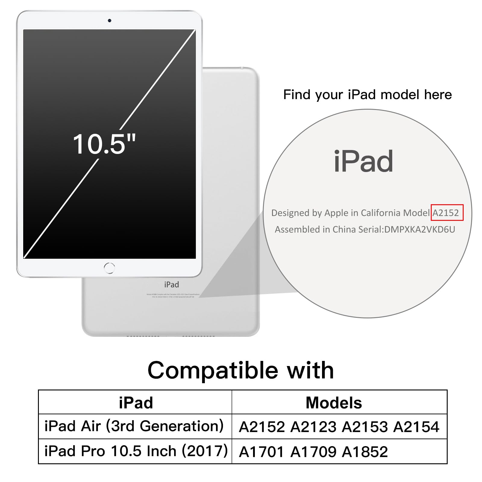 JETech Case for iPad Pro 10.5-Inch and iPad Air 3 (10.5-Inch 2019, 3rd Generation) - Image 2