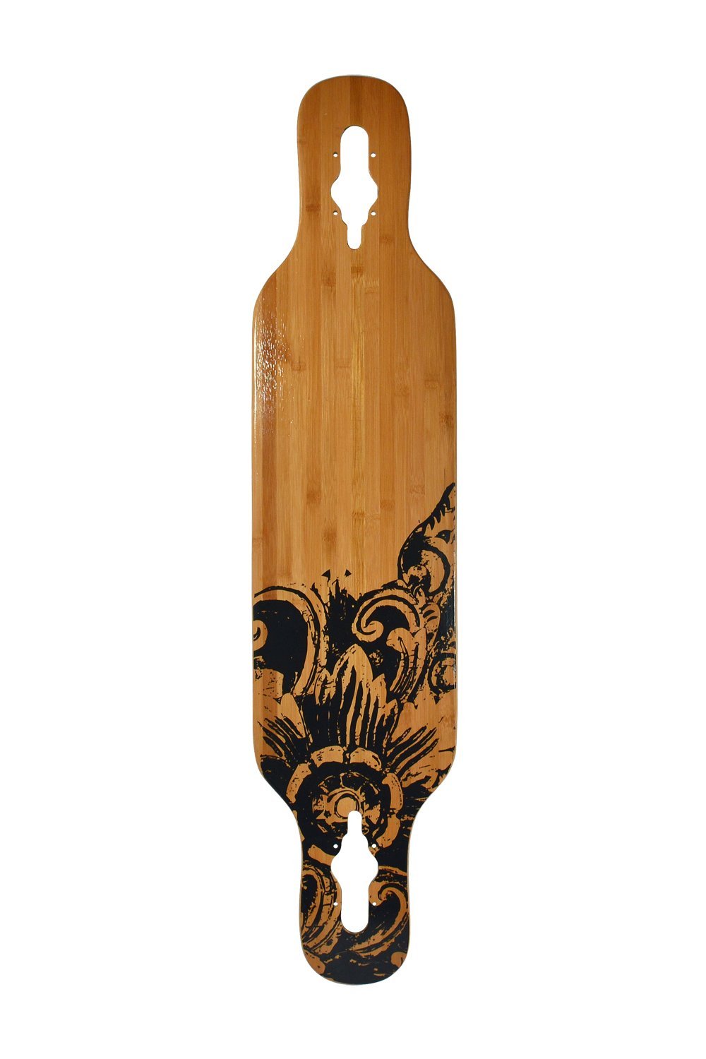 JUCKER HAWAII Planche de longboard – New Hoku Flex 1 ou Flex 2, WAILANI, construction en fibre de verre avec bambou et érable canadien, planche de longboard Makaha Bamboo