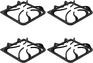 Upgraded 316202405 Grates Replacement for Frigidaire Stove Parts Burner Grate Kenmore Gas Range Parts Cast Iron Surface Grate Set 8.9 x 8.8 inches Frigidaire Gas Cooktop Parts Stove Top Grate 4 Pcs
