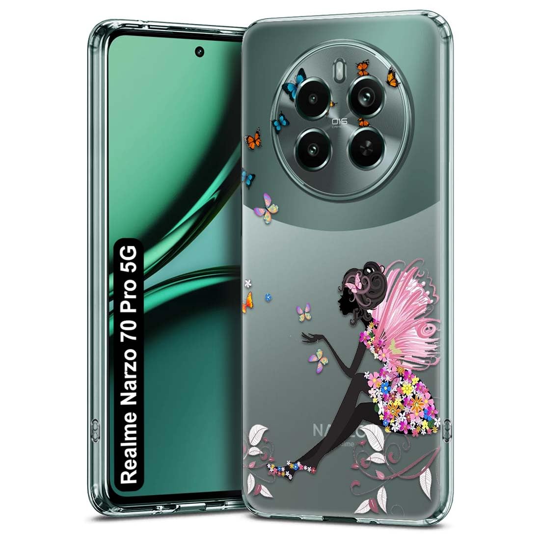 Fashionury Back Cover Case Designer Flexible Soft Back Case Cover for Realme Narzo 70 Pro 5G -D0471 (B0CYLNZZR1) Amazon Price History, Amazon Price Tracker
