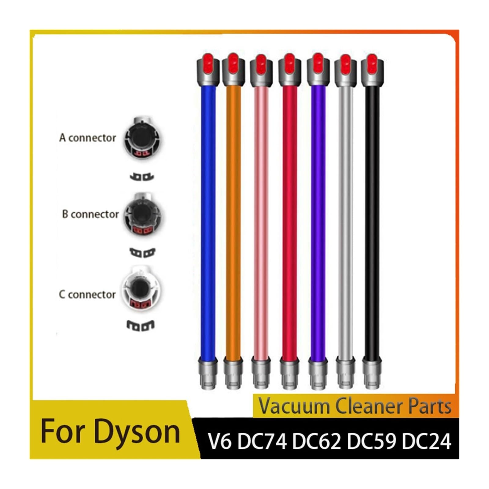 Amazon.co.jp: 延長ロッド互換性ダイソン V6 DC58 DC59 DC61 DC62