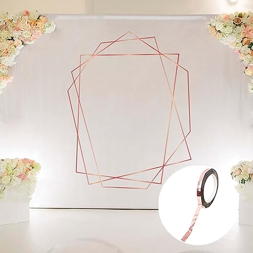 Miniatura 10 de Efavormart - Cinta de película metalizada dorada de 1 pulgada, 100 yardas, cinta decorativa floral para manualidades, poliéster con acrílico