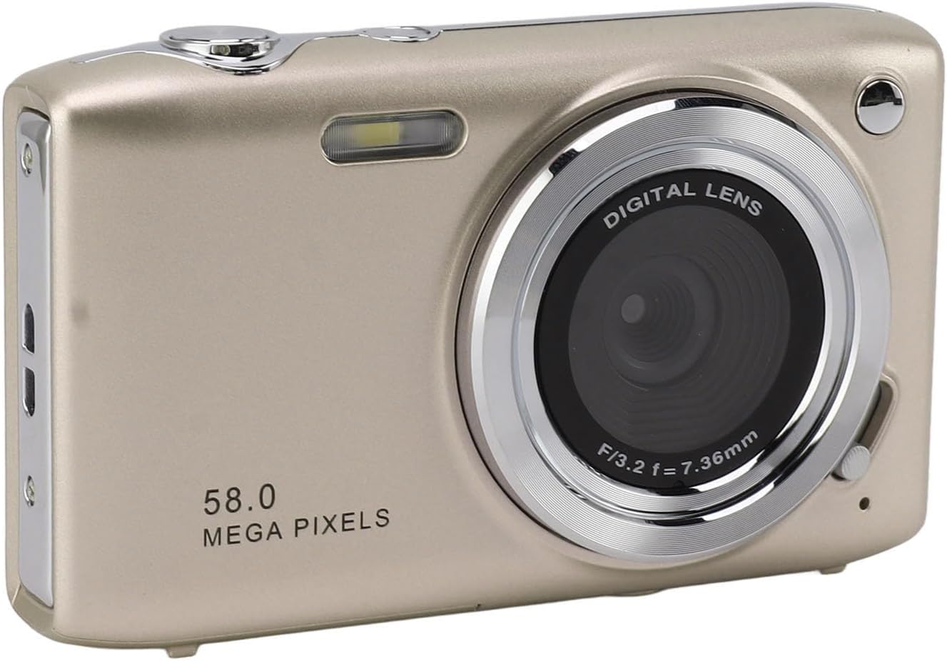 4K Digital Camera, 16X Zoom Autofocus Camera with HD 2.88 Inch IPS Screen for Kids Teens, 58MP Anti Shake Portable Travel Video Camera Camcorder for Photography Vlogging