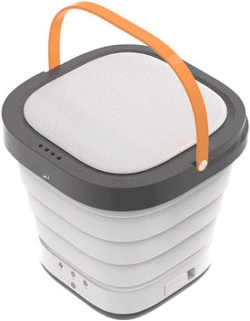 Portable Washer/Mini Washing Portable Washer and Dryer Energy Saving 40W Mini Foldable Washing Machine with Dehydration Basket for Baby Clothes Underwear Socks in Travel Apartments Fully Automatic Sma