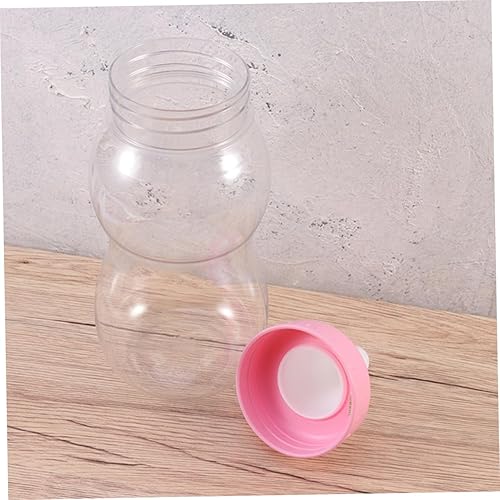 Miniatura 2 de ABOOFAN 2 botellas de almacenamiento de dulces transparentes para golosinas de fiesta, organizador de aperitivos, tapa de sellado, diseño compacto