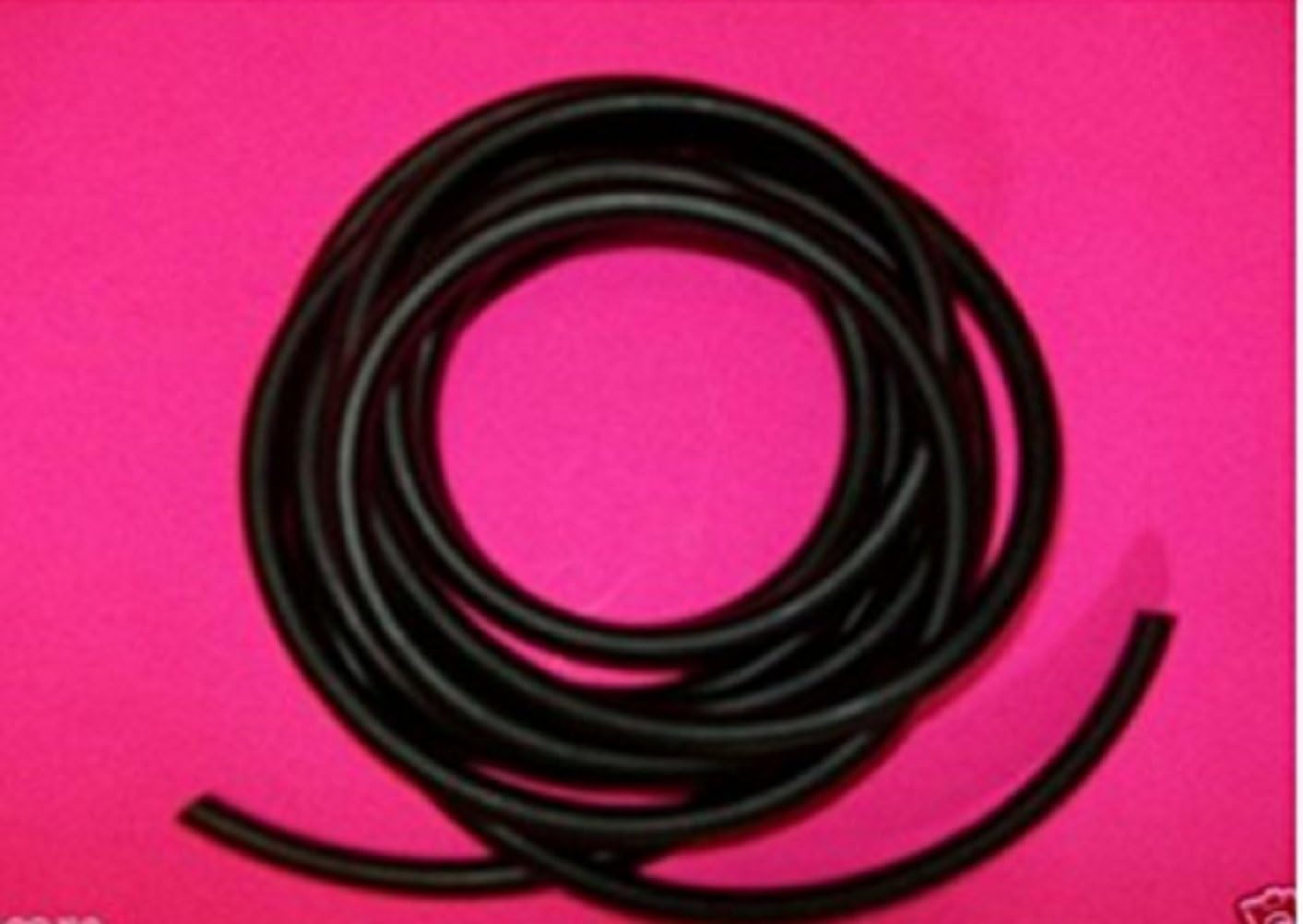 USA Premium Store by The Foot 1/2" I.D x 1/16" Wall x 5/8" O.D Natural Latex Rubber Tubing Black