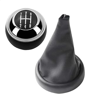 Shift Boot for MINI for Cooper R50 R52 R53 2001-2008, 5/6 Speed Gear Shift Knob Lever Shifter Pen Collar Hand Gaiter Boot