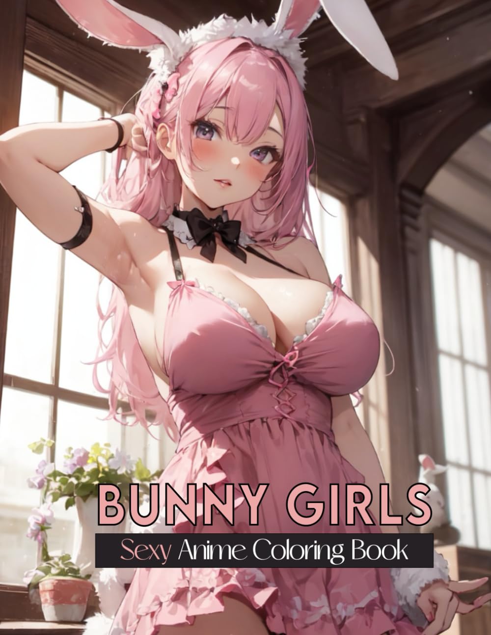 Sexy Anime Coloring Book: BUNNY GIRLS: Hot and Naughty Anime Bunny Girls Coloring Pages for Manga Fans | Relaxation and stress relief: 9 (Sexy Anime Adult Coloring Book)
