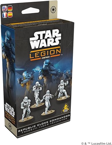 Asmodee | Star Wars Legion - Republic Clone Commandos | Tabletop Miniature Game | Ages 14+ | 2 Players | 90+ Minutes Playing Time - 2