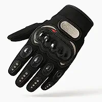 Luva Premium Blackout Para Motociclista Com Proteção Anti Impacto, Fechamento Ajustável E Conforto Térmico, Marca VARENZIA