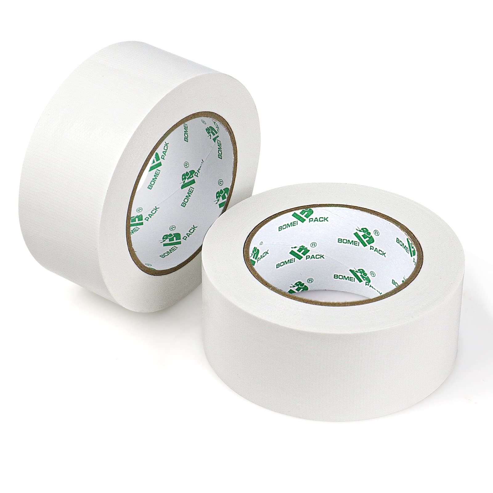 BOMEI PACK Panzertape extra stark, 32 m x 48 mm – Wasserdichtes Reparaturband für innen & außen gewebeverstärktes Reparaturband, 3 Rollen (weiß)