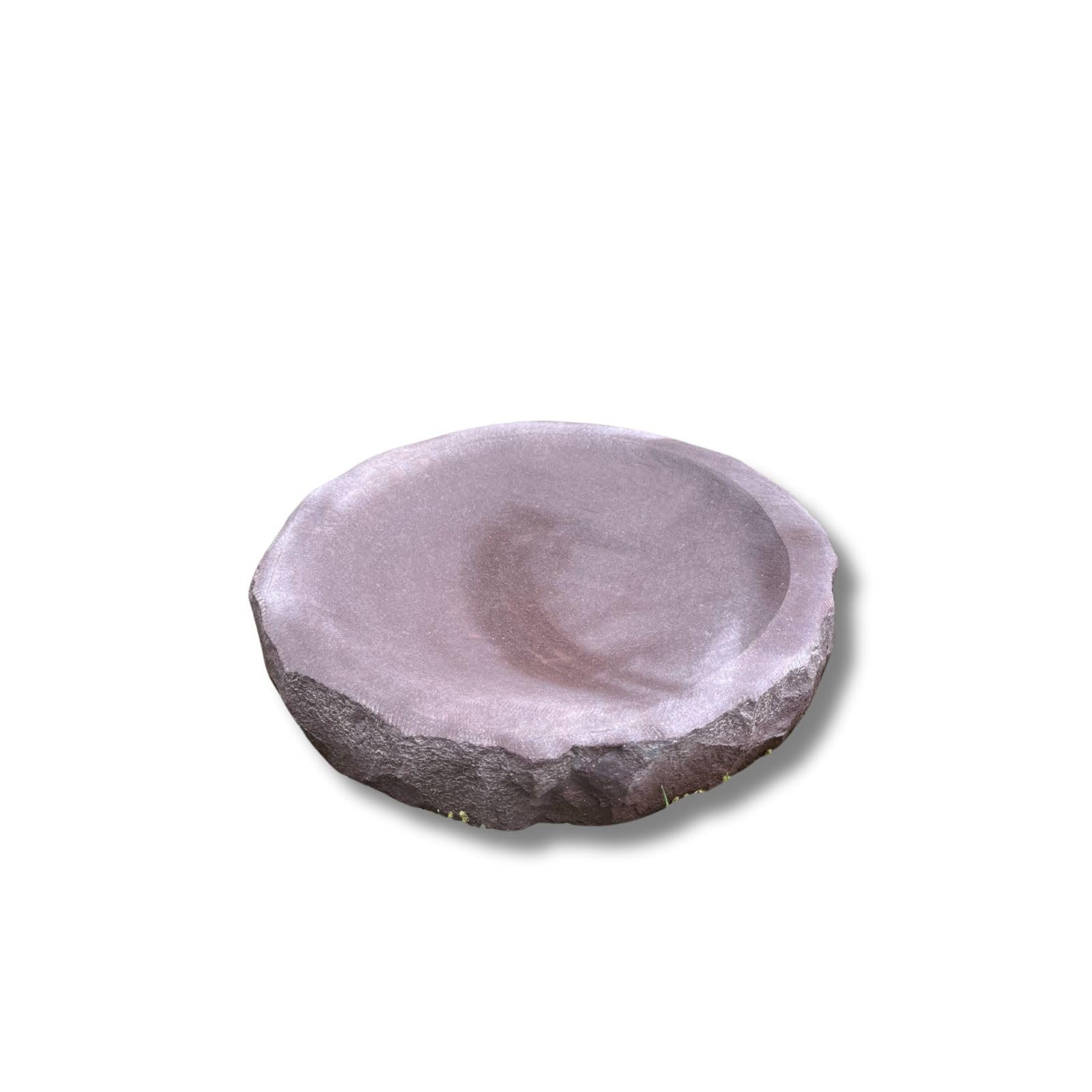 Asien LifeStyle Bebedero para pájaros, piedra natural, 30 cm, resistente a las heladas y a la intemperie