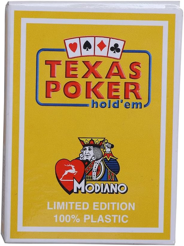 POK3R STUFF INDIA Modiano Playing Cards - Limited Edition - Yellow