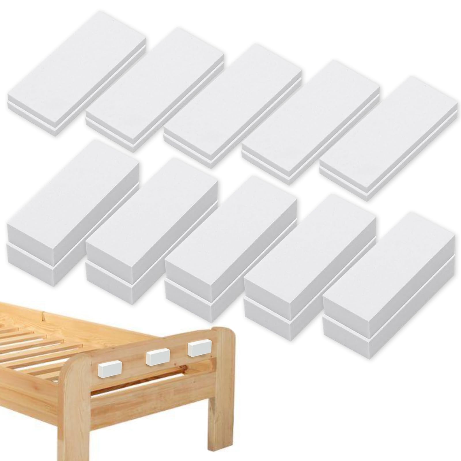 Headboard Stoppers for Wall, 20pcs Eva Foam Headboard Bumpers Bed Stopper Wall Protector Self Adhesive Door Bumper Pads for Furniture