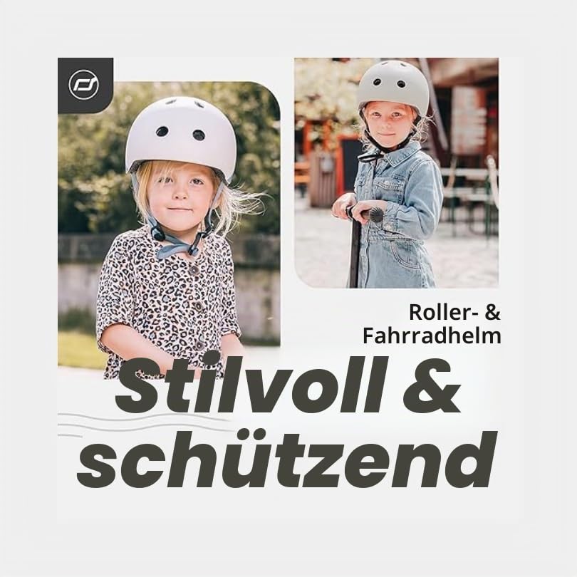 Scoot and Ride & Kinderhelm, Größe S/M bis S (51–55 cm), verstellbare Passform, leichtes Design, atmungsaktive Belüftung, magnetische Schnalle, sicherheitszertifiziert, Wildberry
