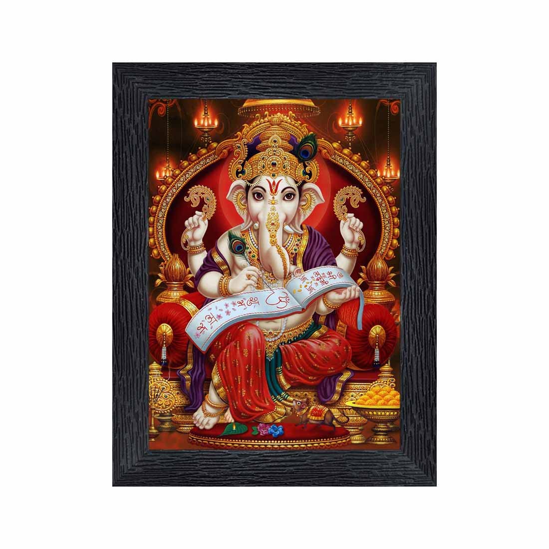 Hanuman Photo Frame - Religious Wood Frame -23