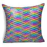 Magic Mermaid Pillow Cover Reversible Sequins Color Changing Pillow Case Funny Home Decoration Multicolor
