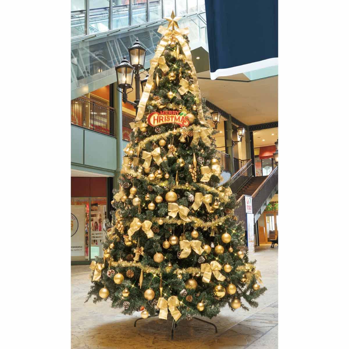 Amazon | 特大オーナメント付デラックスクリスマスツリーセット